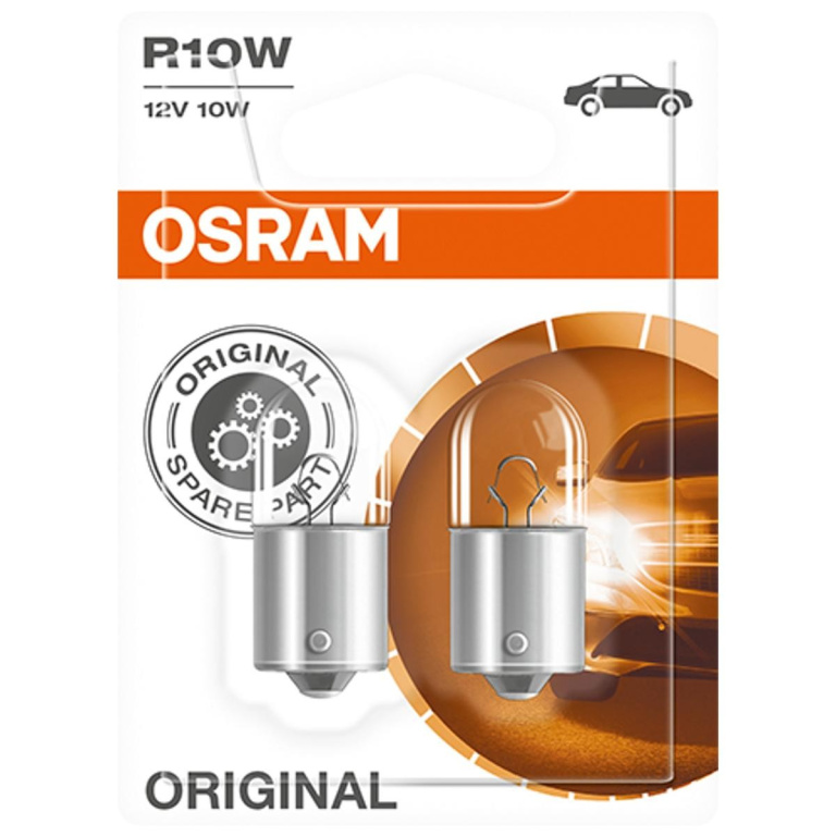 Set 2 Buc Bec Osram R10W 12V 10W Original Blister 5008-02B