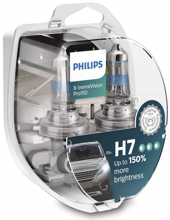 Set 2 Buc Bec Philips H7 12V 55W XtremeVision Pro150 +150% 12972XVPS2