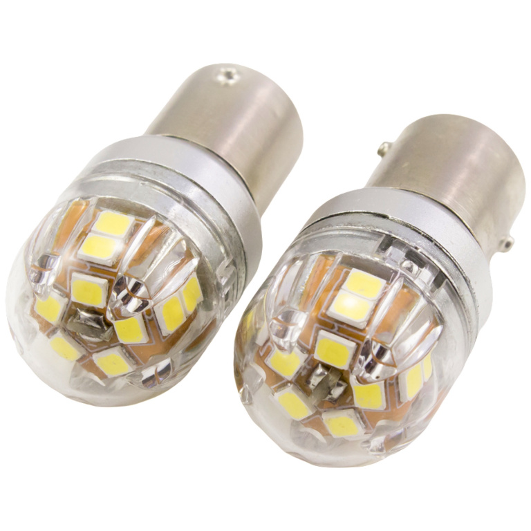 Set 2 Buc Led Carguard BA15D 12V / 24V P21/5W Canbus CAN140