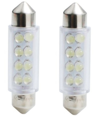 Set 2 Buc Led M-Tech Heady Duty Sofit 24V C5W SV8,5-8 Alb 6000K 41mm LB924W