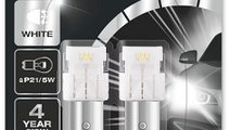 Set 2 Buc Led Osram P21/5W 12V 2W BAY15D 6000K LED...