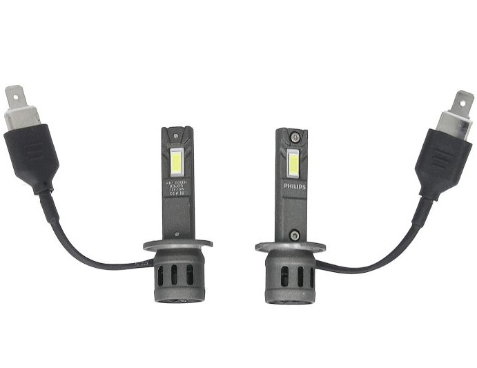 Set 2 Buc Led Philips H1 12V 13W Ultinon Access 2500 Alb 6000K 11258U2500CX