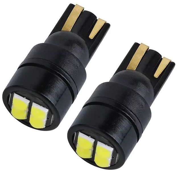 Set 2 Buc Led T10 12V 4W 4 SMD 3030 Canbus JSUN17