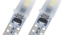 Set 2 Buc Led T5 3014 12V Canbus Nonpolar 40 Lumen...