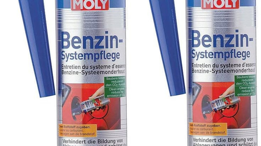 Set 2 Buc Liqui Moly Aditiv Benzină Pentru Ingrijirea Sistemului De Injectie 300ML 5108