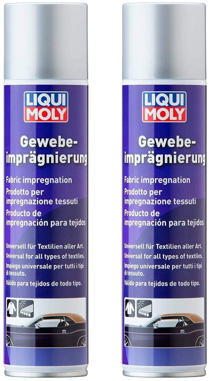 Set 2 Buc Liqui Moly Spray Impregnare Universala Pentru Tesaturi 400ML 1594