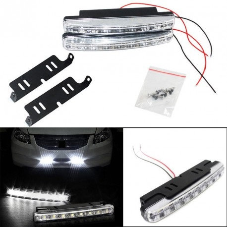 Set 2 Buc Lumini De Zi DRL 8 SMD TCT-1341