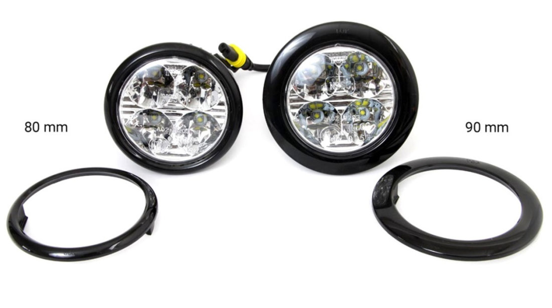 Set 2 Buc Lumini De Zi Drl Led Amio 510HP 01524