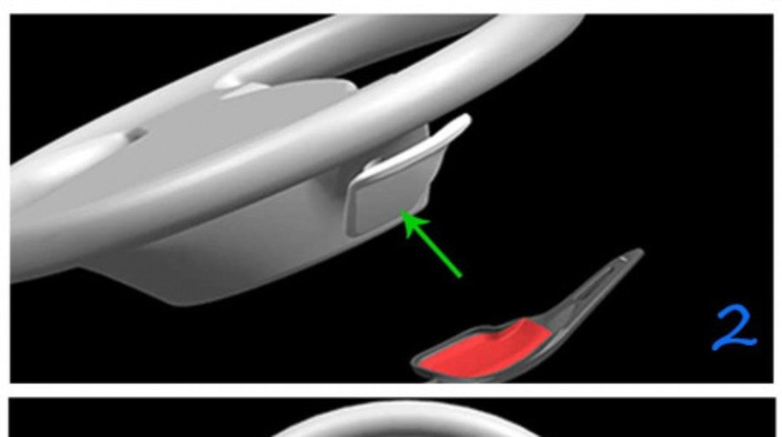 Set 2 Buc Padele Volan Compatibil Bmw i8 I12 2014→ 8047 Aluminiu