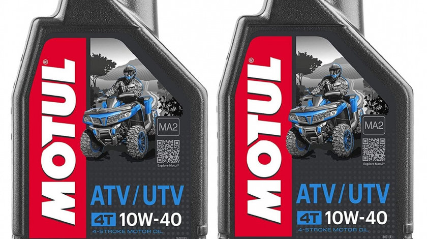 Set 2 Buc Ulei Motor Atv Motul 4T ATV-UTV 10W-40 1L 105878