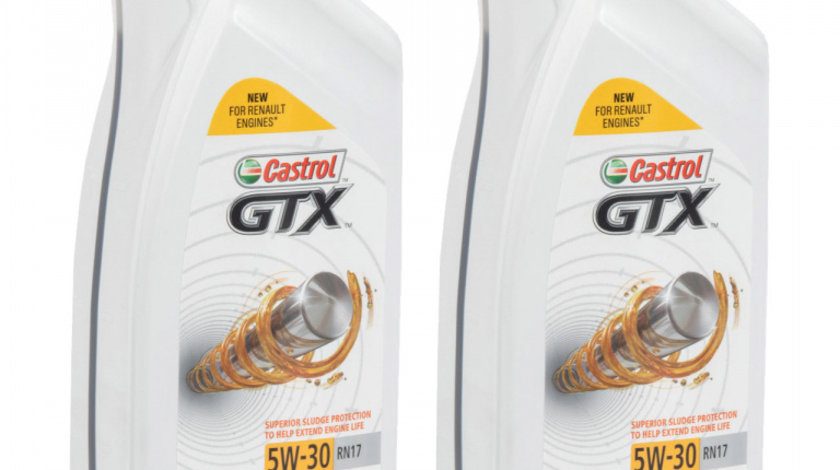 Set 2 Buc Ulei Motor Castrol GTX 5W-30 RN17 1L 15CC2F