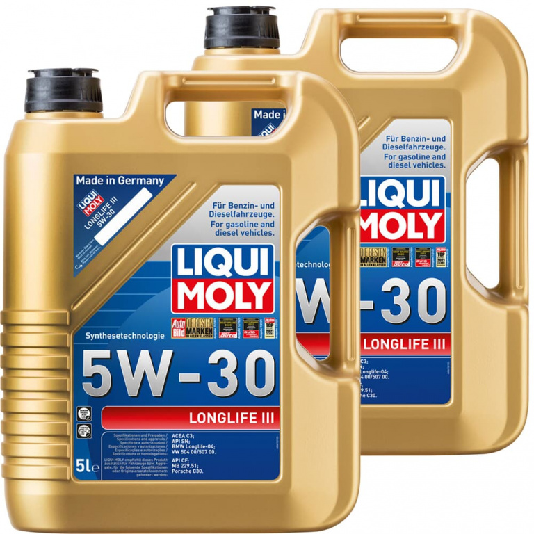 Set 2 Buc Ulei Motor Liqui Moly Longlife III 5W-30 5L 20822