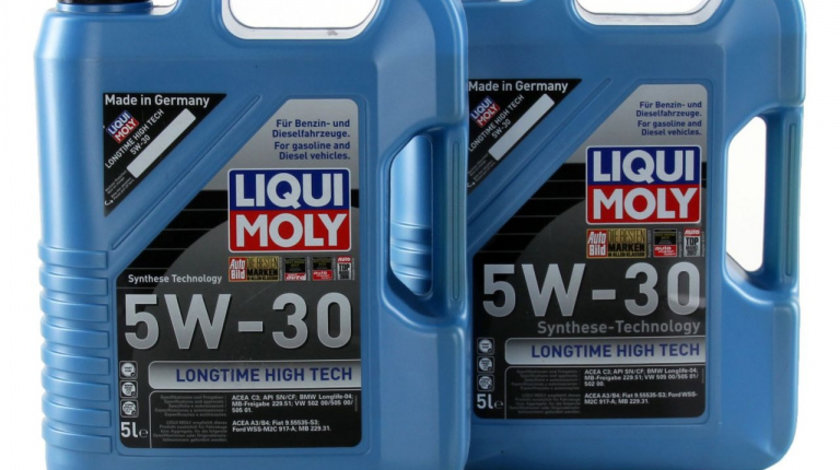 Set 2 Buc Ulei Motor Liqui Moly Longtime High Tech 5W-30 5L 9507