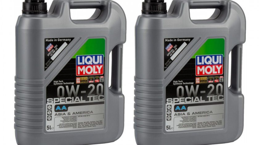 Set 2 Buc Ulei Motor Liqui Moly Special Tec AA 0W-20 Asia America 5L 9734