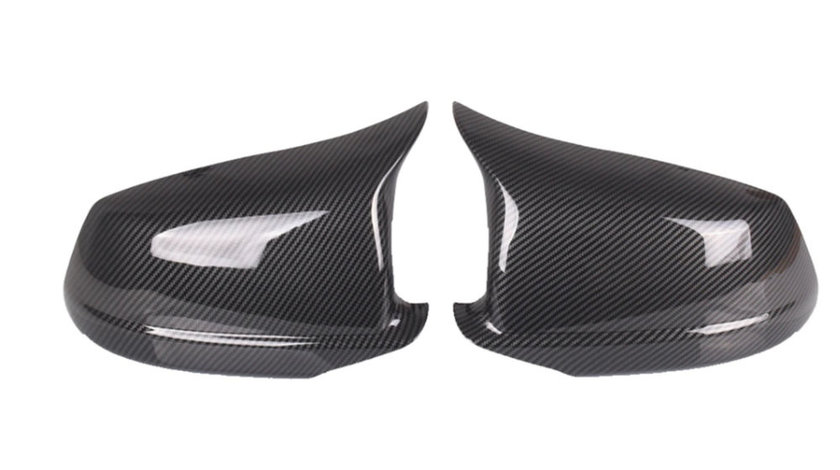 Set 2 Capace Oglinzi Tip M Carbon pentru BMW E60 E61 F10 F11 F07 E63 E64 F06 F12 F13 F01 F02 F03 F04