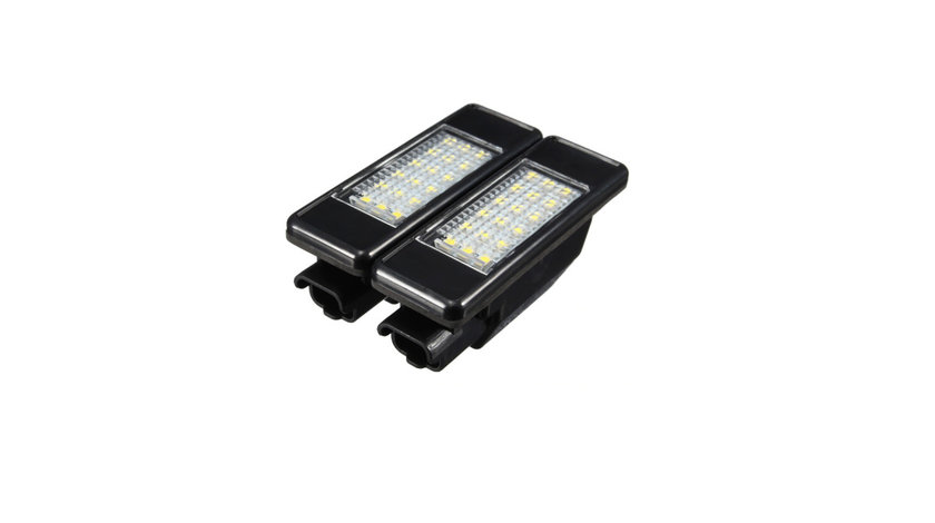 Set 2 Lampi Iluminare numar LED pentru Peugeot Citroen