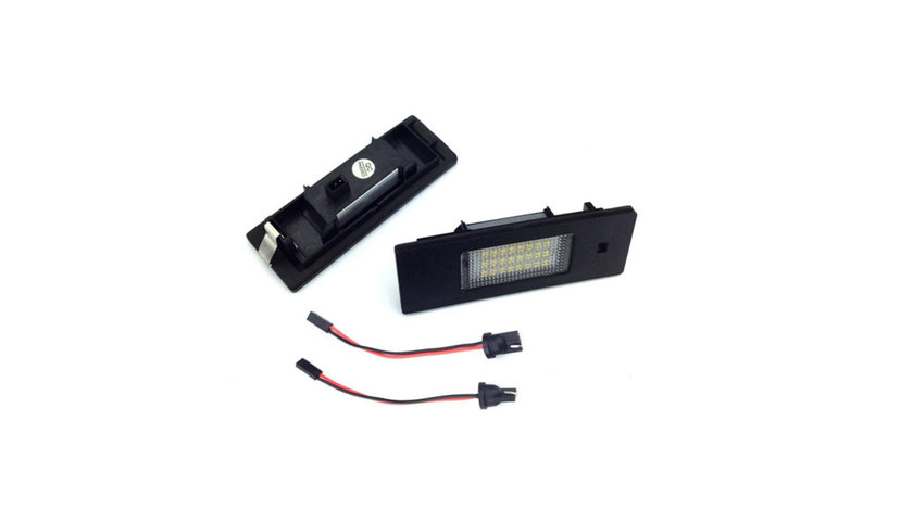 Set 2 Lampi LED Iluminare numar inmatriculare pentru BMW E63 E64 E81 E87 F06 F12 F13 F20