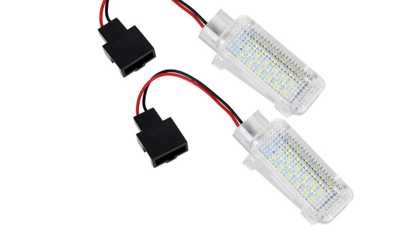 Set 2 Lampi LED Iluminare Portbagaj pentru Skoda