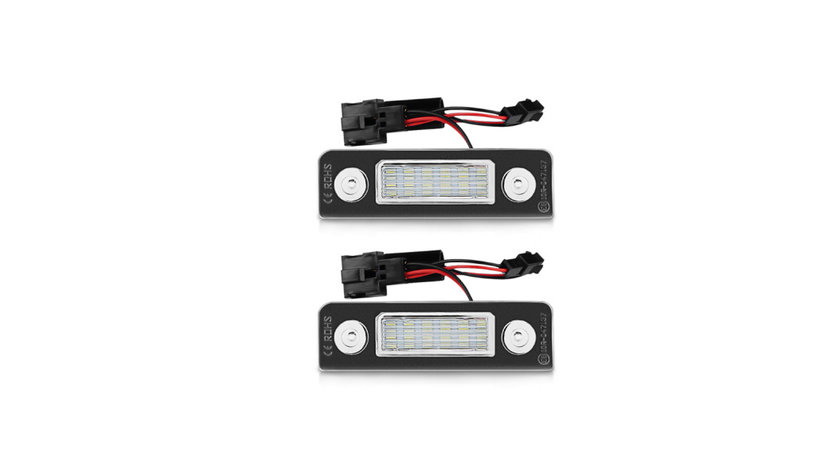 Set 2 Lampi LED numar inmatriculare pentru Skoda Octavia 2 Facelift