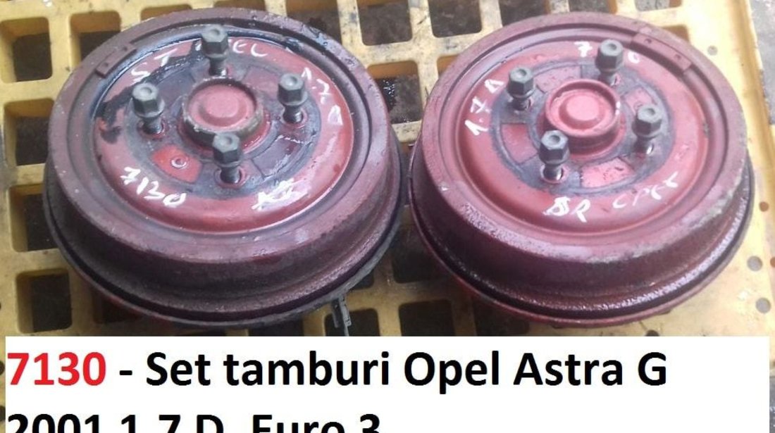 Set 2 tamburi Opel Astra G #12479153