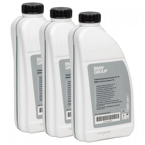 Set 3 Buc Antigel Concentrat Oe Bmw Kühlerfrostschutz Frostox HT-12 Lifetime Coolant 18 Verde 1.5L ...