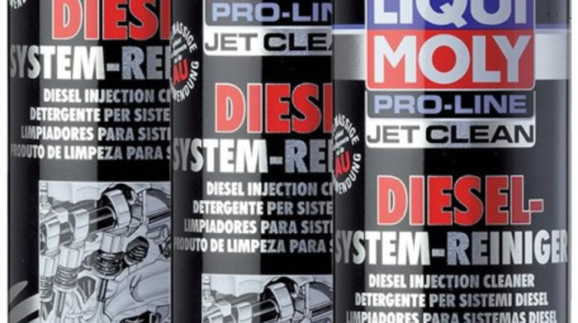 Set 3 Buc Liqui Moly Pro-Line Jet Clean Aditiv Curatat Sistem Injectie Diesel 500ML 5154