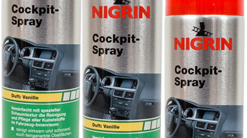 Set 3 Buc Nigrin Spray Curatat Bord Vanilie 400ML 74062