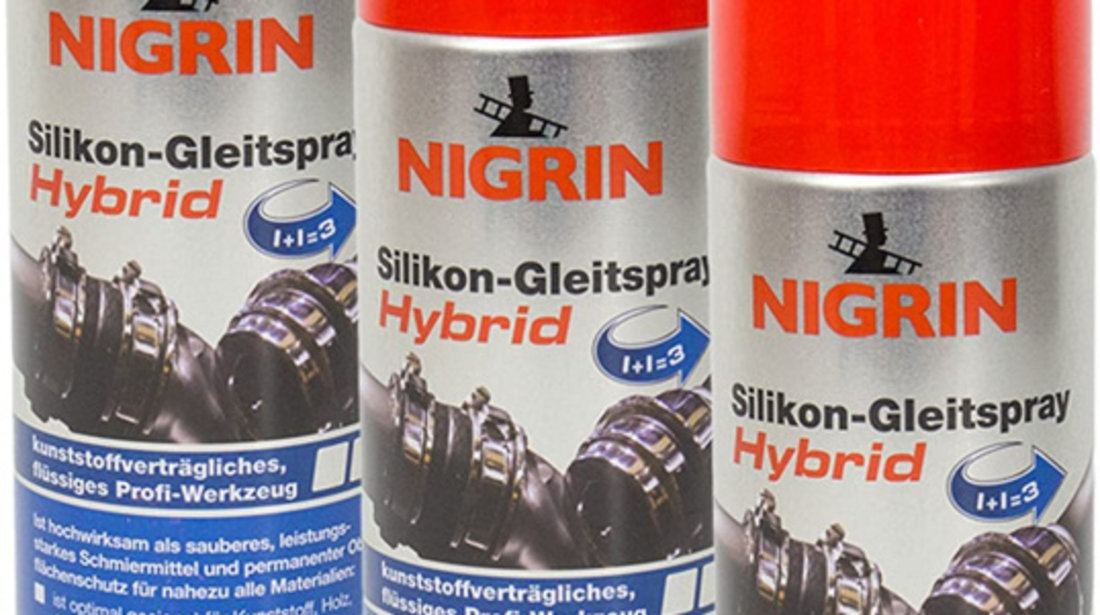 Set 3 Buc Nigrin Spray Glisare Cu Silicon 200ML 74039