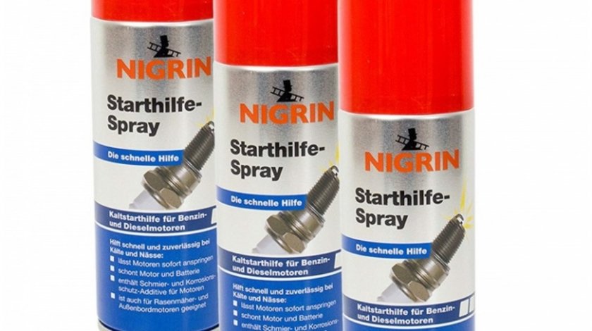 Set 3 Buc Nigrin Spray Pornire Motor 74040 200ML