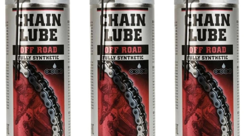 Set 3 Buc Spray Lubrifiant Lant Moto Motorex Chainlube Offroad 500ML MO 160854