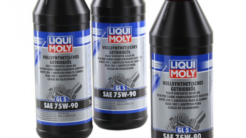 Set 3 Buc Ulei Transmisie Manuala Liqui Moly GL-5 SAE 75W-90 1L 2183