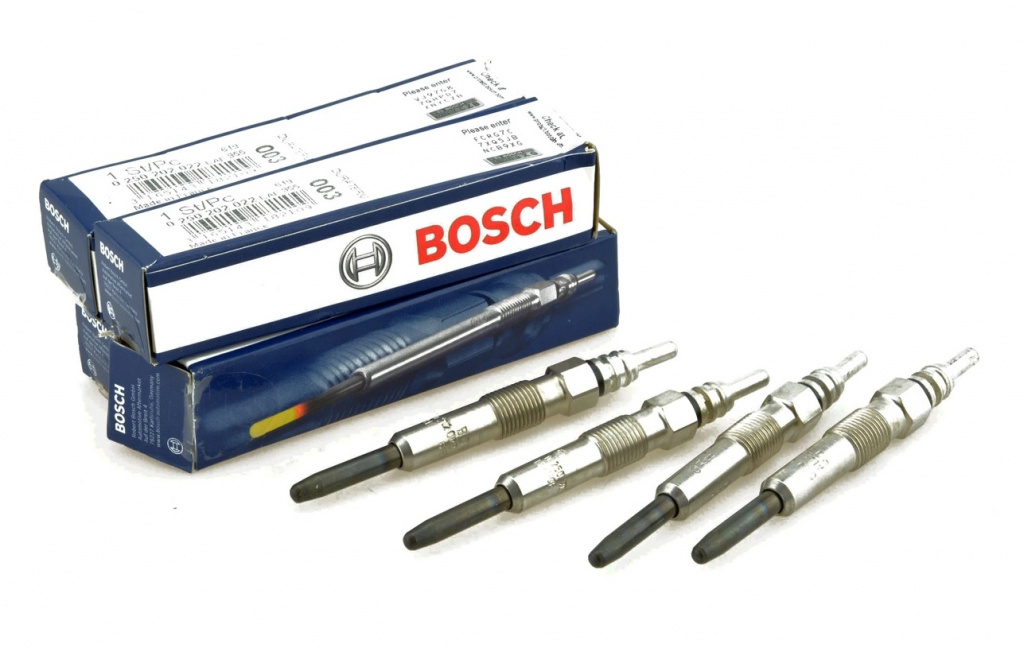 Set 4 Buc Bujii Incandescente Bosch Volkswagen T4 1990-2003 2.5 TDI 0 250 202 022