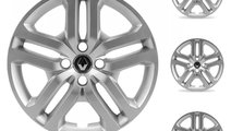 Set 4 Buc Capac Roata Oe Renault Silver 16&quot; 4...