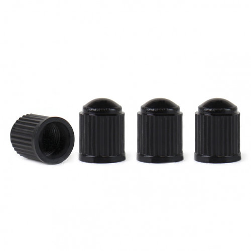 Set 4 Buc Capacele Ventil Amio Negru Plastic 02623