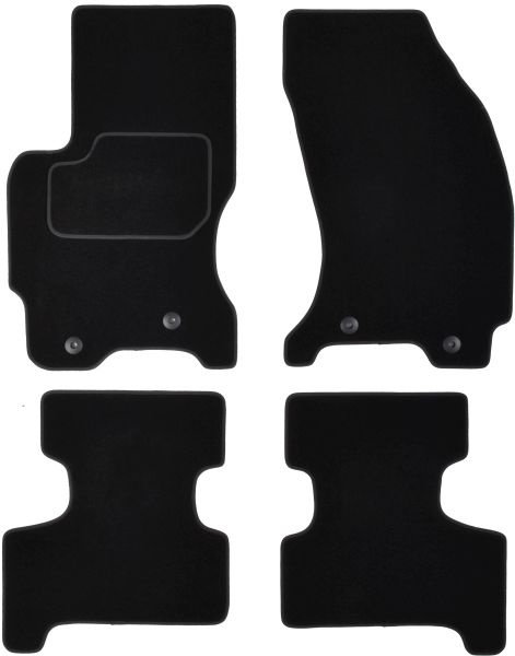 Set 4 Buc Covorase Auto Mocheta Mammooth Jaguar X-Type 2001-2009 Negru MMT A041 JAG85 PRM 01