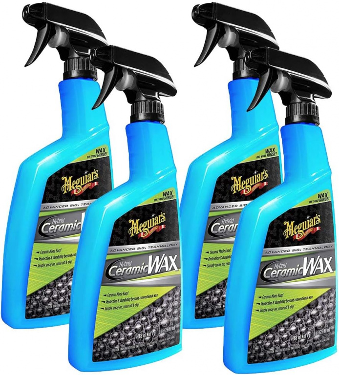 Set 4 Buc Meguiar's Hybrid Ceramic Wax Ceara Lichida Ceramica 768ML G190526