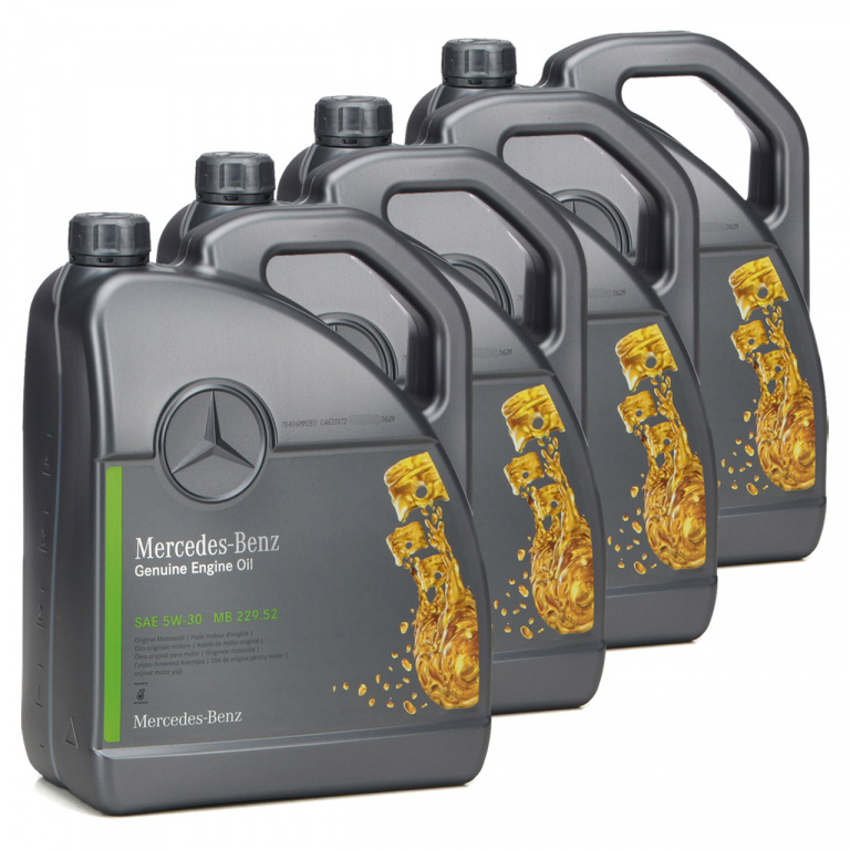 Set 4 Buc Ulei Motor Oe Mercedes-Benz 229.52 5W-30 5L A000989700613AMEE