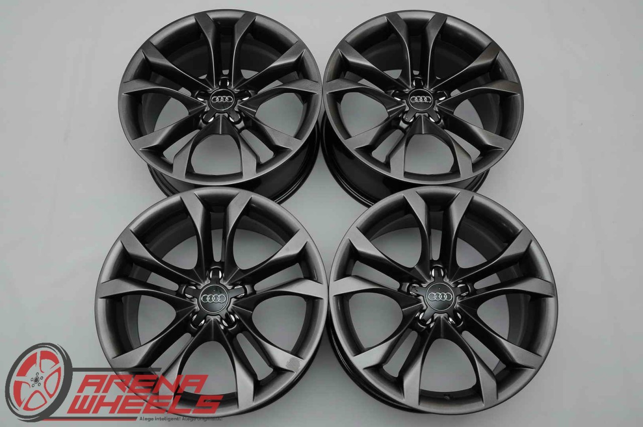 Set 4 Jante Noi 18 inch Originale Audi A5 8T 8W R18 Gun Metal