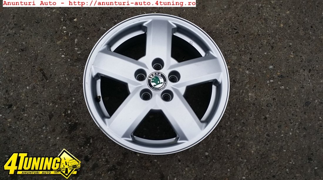 Set 4 jante Skoda Fabia pe 15 5x100 #102070