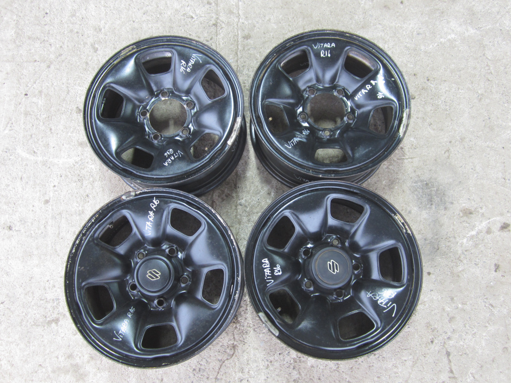 SET 4 JANTE TABLA R16 / T16x6.5J SUZUKI VITARA 4x4 FAB. 1988 – 2002 ⭐⭐⭐⭐⭐