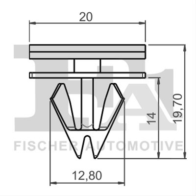 Set 5 Buc Agrafe Fa1 Fiat 12-40023.5