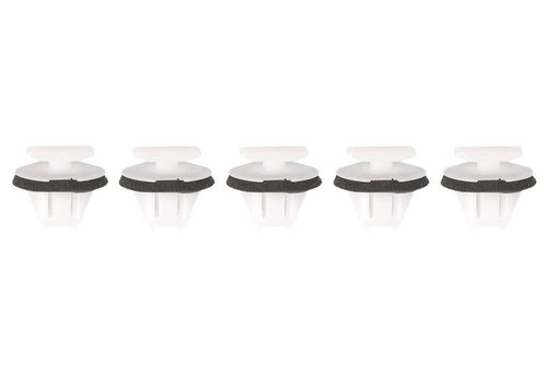 Set 5 Buc Clips Fixare Bara Protectie Pentru Nissan 9x15mm Alb Romix C70139-RMX