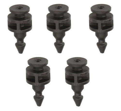 Set 5 Buc Clips Fixare Lumini Spate Pentru Volkswagen, Mercedes 6.7x22.6mm Negru Romix ROM C70162