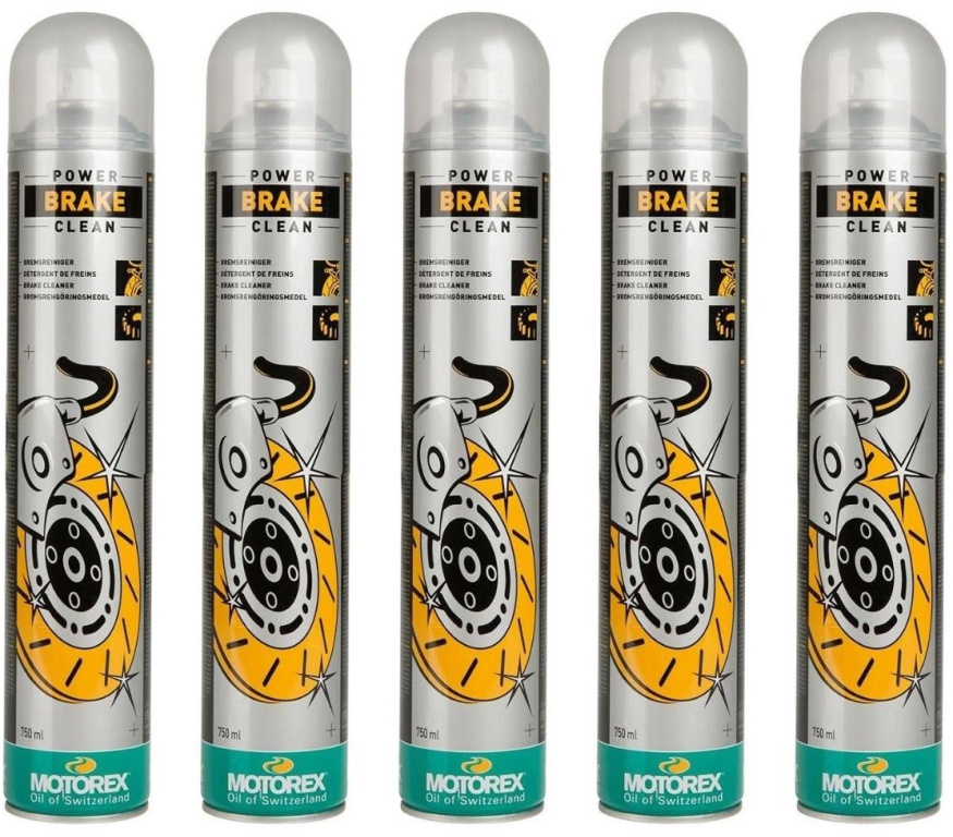 Set 5 Buc Spray Curatare Discuri Frana Motorex 750ML 293872