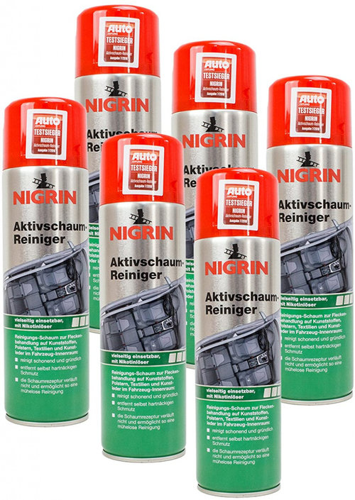 Set 6 Buc Nigrin Spray Curatat Interior Spuma Activa 500ML 74188