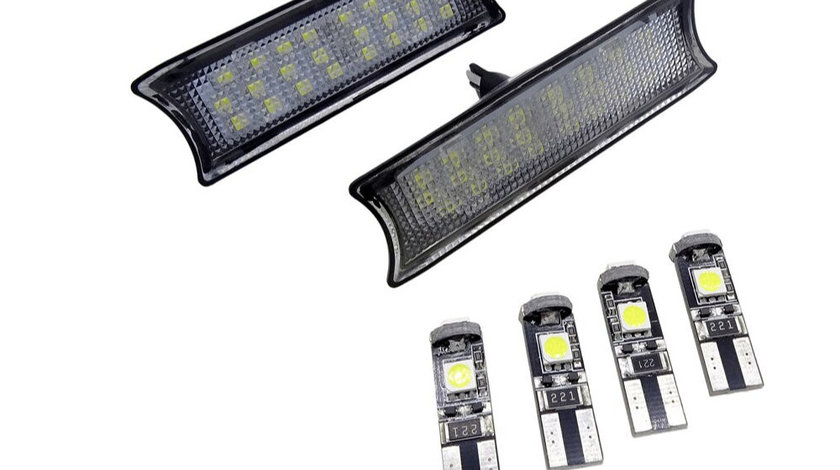 Set 6 Lampi Led Iluminare Interior Canbus pentru BMW E90