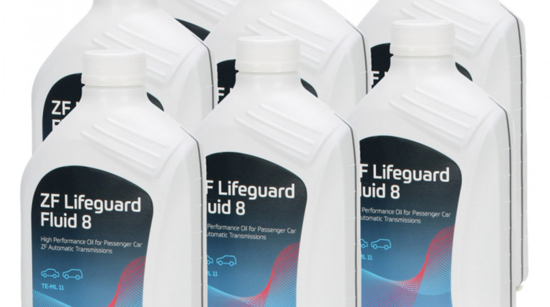 Set 7 Buc Ulei Cutie Viteze Automata Zf Lifeguard Fluid 8 1L S671.090.312