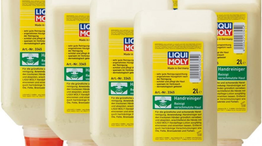 Set 8 Buc Liqui Moly Lotiune Pentru Spalare Maini (Sapun) 2L 3345