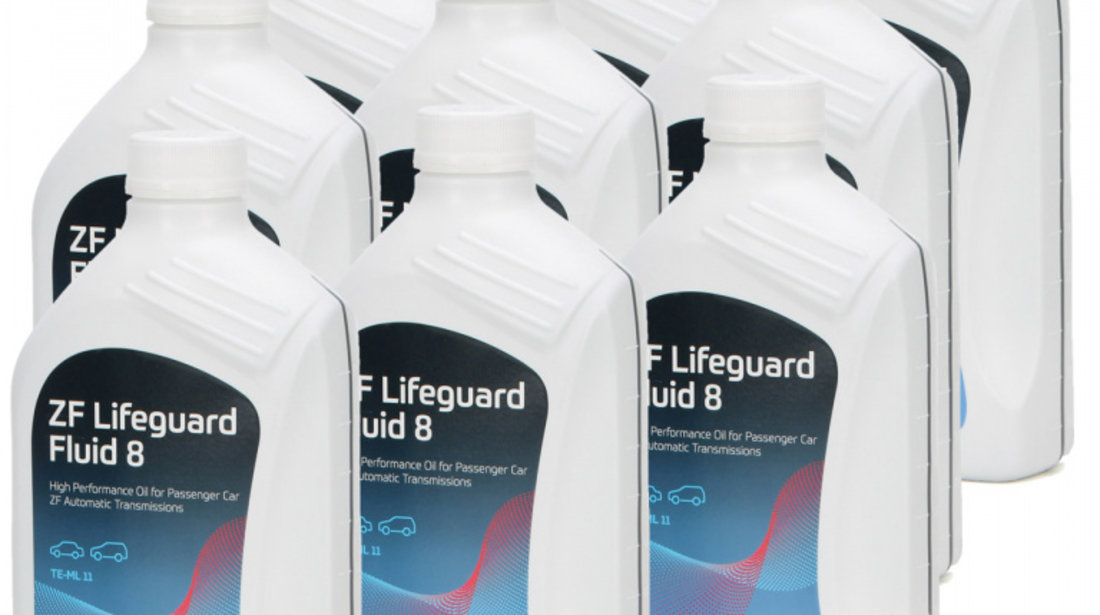 Set 9 Buc Ulei Cutie Viteze Automata Zf Lifeguard Fluid 8 1L S671.090.312