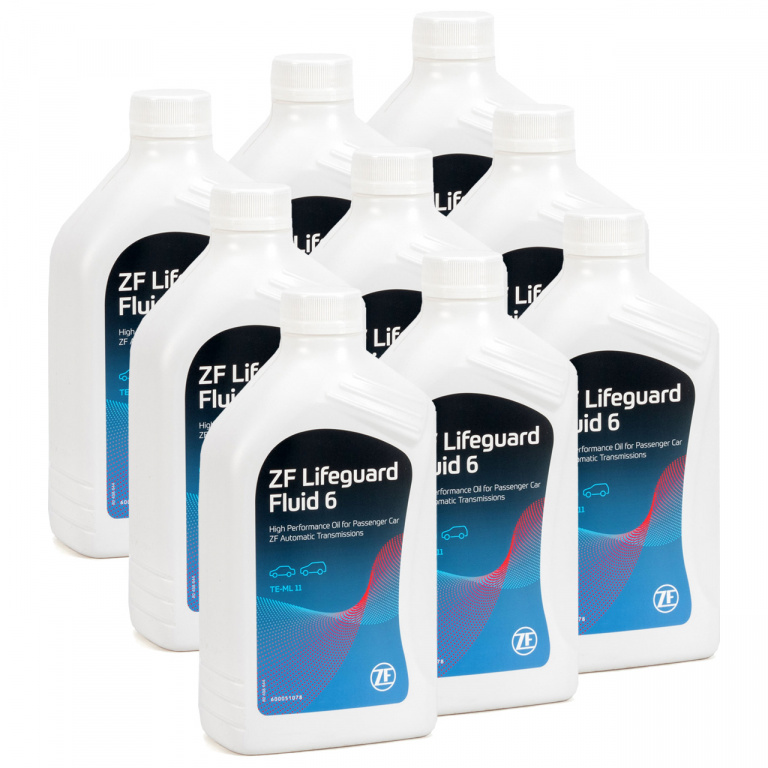 Set 9 Buc Ulei Cutie Viteze Automata Zf Lifeguard Fluid 6 1L S671.090.255